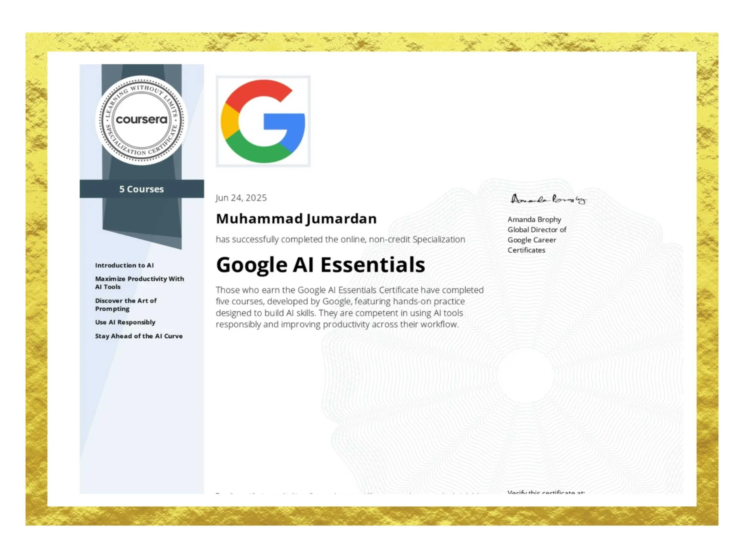 Google AI Essentials