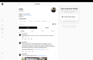 Cara dapat uang dari Threads, yaitu gunakan Threads untuk membangun audiens dan kepercayaan, lalu arahkan mereka ke tempat yang bisa menghasilkan uang.