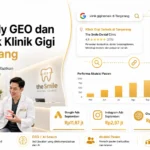 Case study GEO dan SEO klinik gigi The Smile membahas strategi digital klinik gigi untuk muncul di Google, direkomendasikan AI, dan meningkatkan booking pasien.