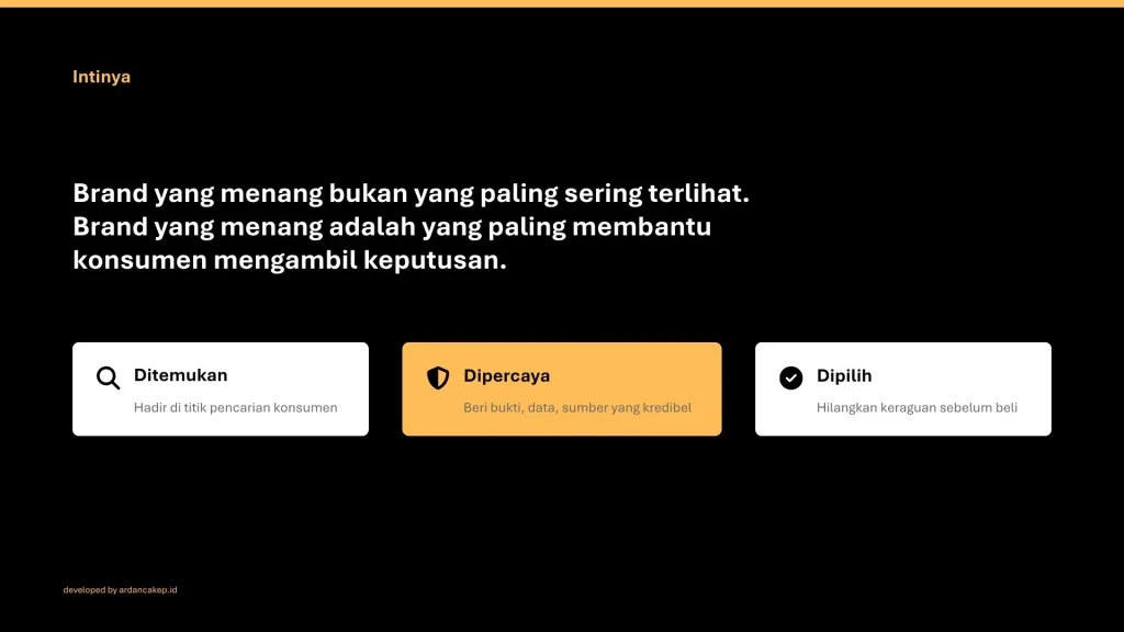 Konsumen Indonesia 2027 dibentuk oleh tiga perubahan besar, yaitu tekanan ekonomi, penggunaan AI, serta pergeseran kepercayaan dari institusi menuju individu.
